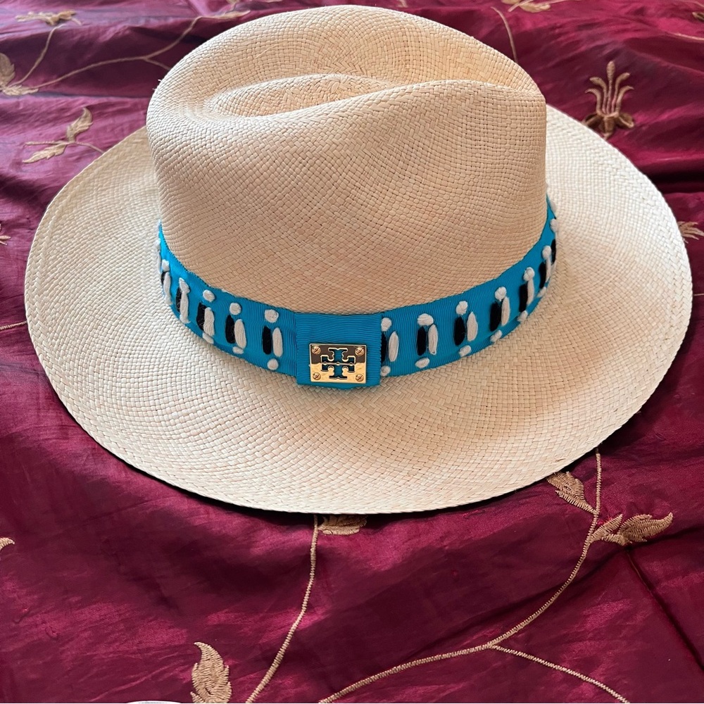 Tory Burch TOP STITCH FEDORA - TURK MULTI, Size: OS